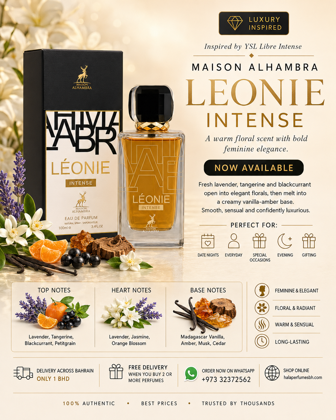 Maison Alhambra Léonie Intense EDP 100ml