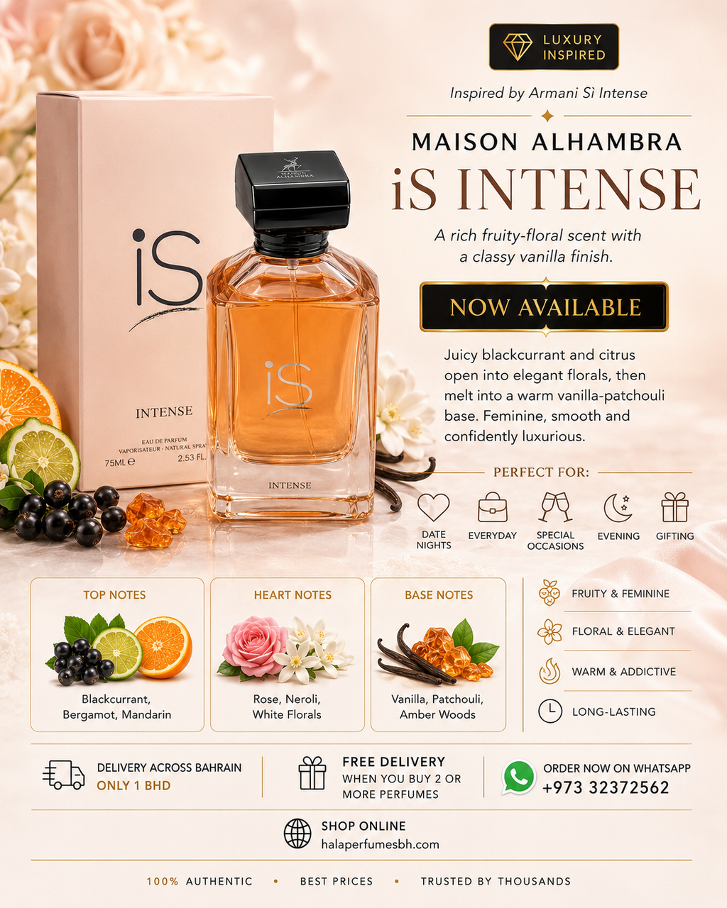 Maison Alhambra iS Intense EDP 75ml
