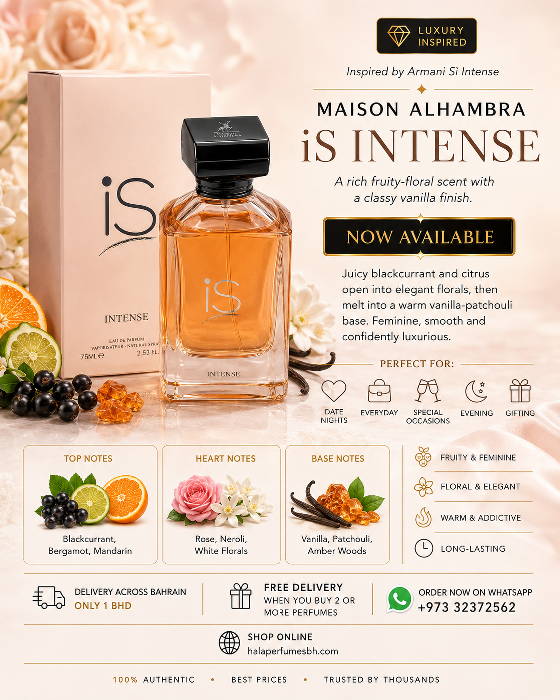 Maison Alhambra iS Intense EDP 75ml