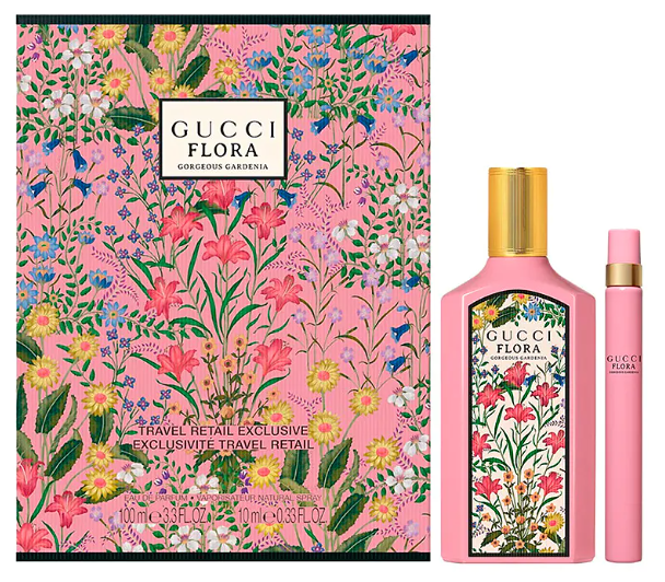 Gucci Flora Gorgeous Gardenia (W) Edp 100ml Travel Set