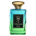 Authentic Limonana by Bujairami 100ml teal blue green perfume bottle transparent background