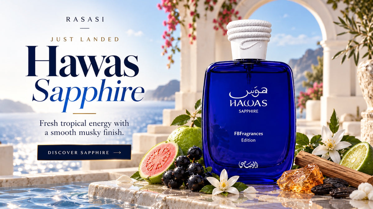Hawas Sapphire by Rasasi — just landed at Hala Perfumes