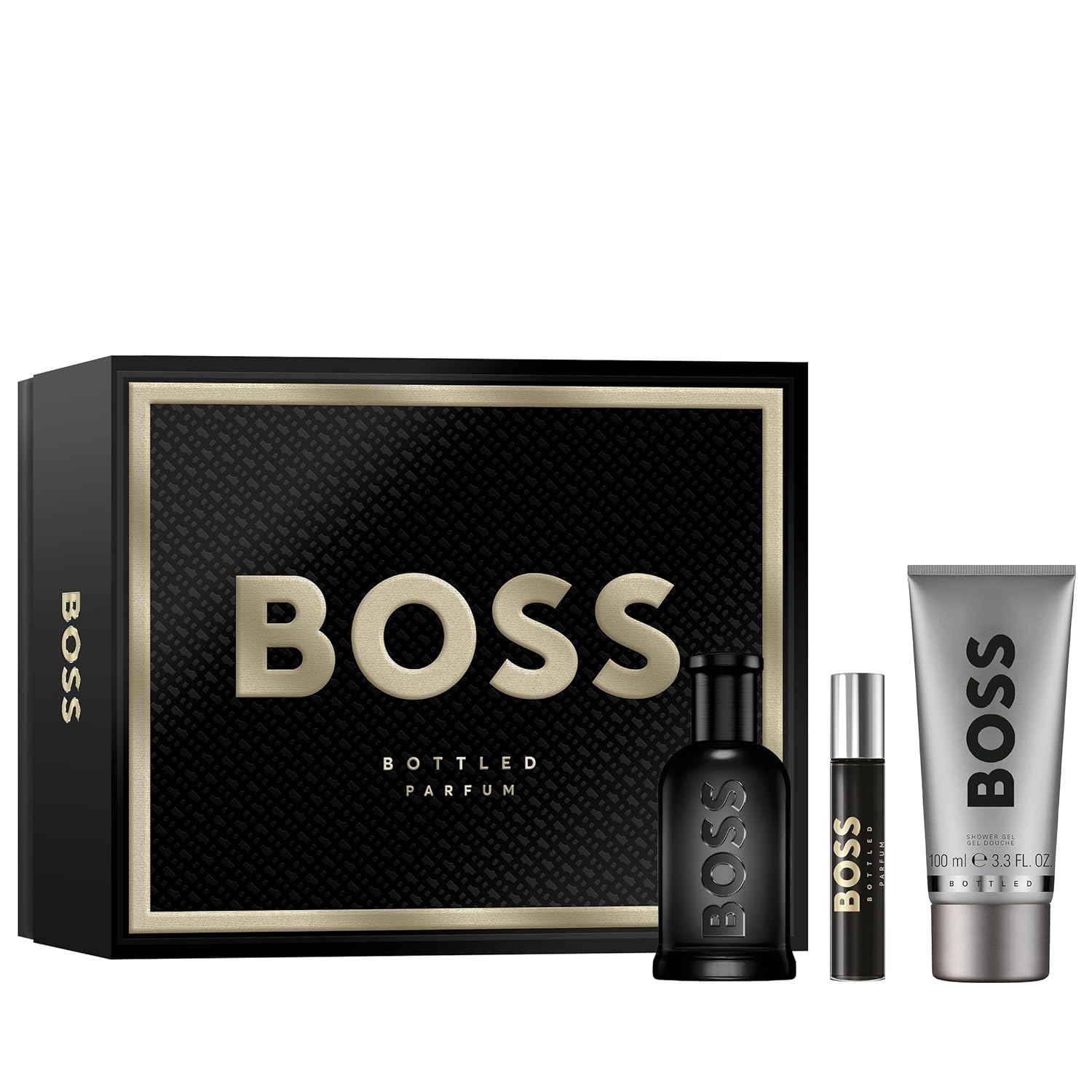 Hugo Boss Bottled (M) Parfum 100ml Set