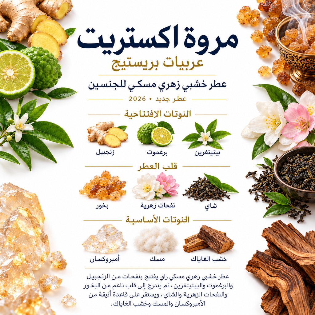 مروة اكستريت عربيات بريستيج 60 مل نوتات العطر البحرين