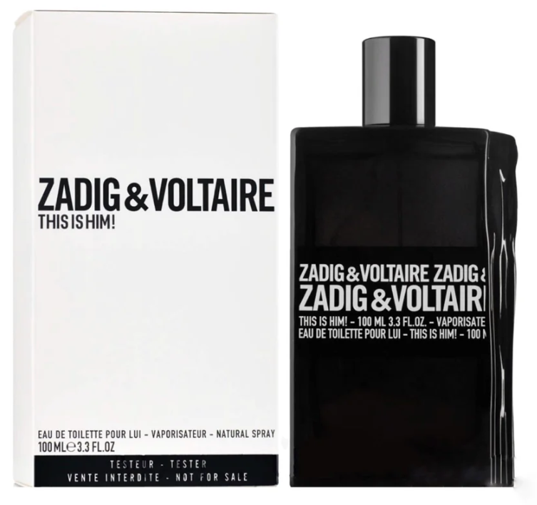 Zadig & Voltaire This Is Him! Pour Lui (M) Tester Edt 100ml